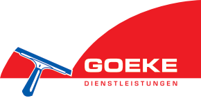 Logo von Goeke Dienstleistungen, blauer Scheibenwischer